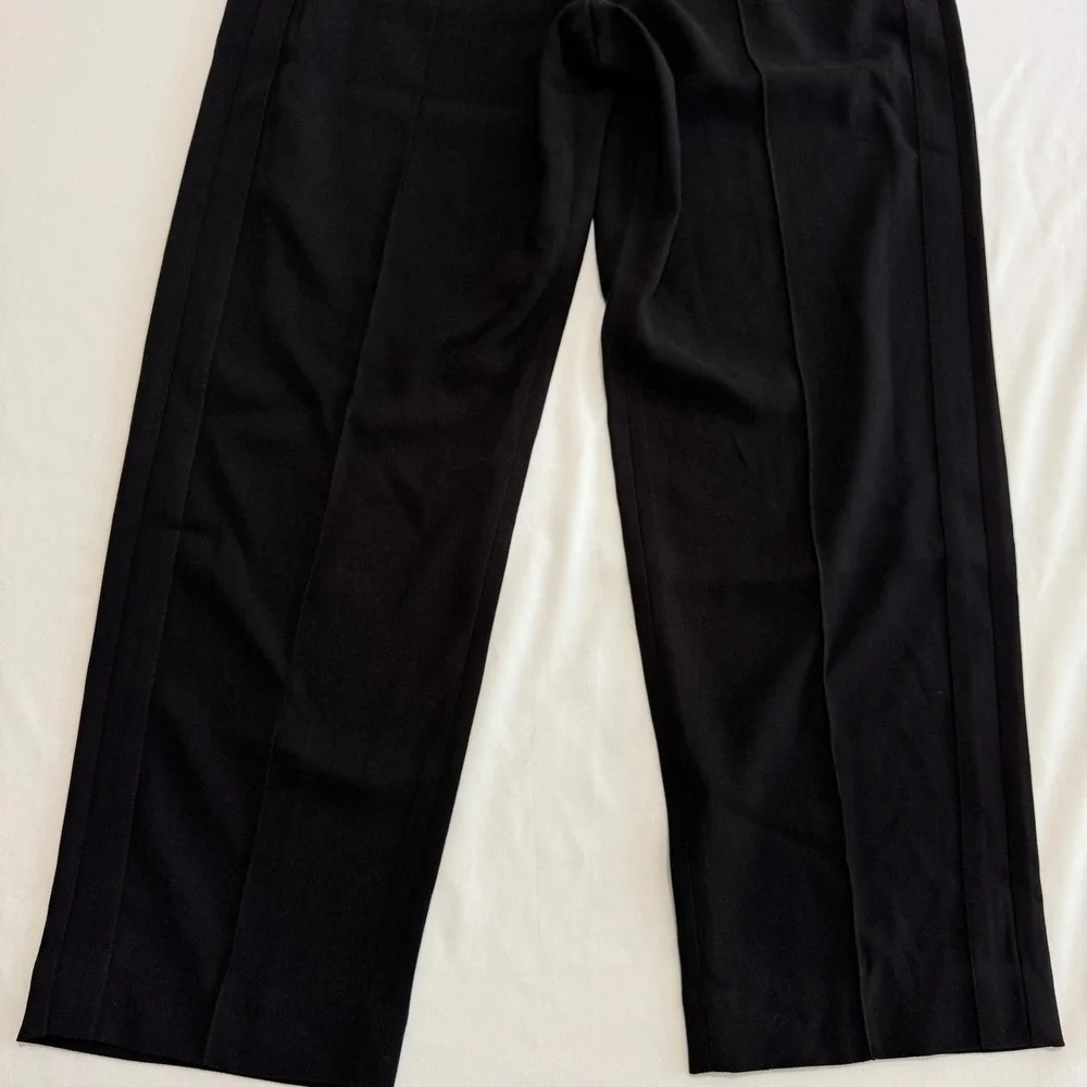 NWT Express High Waisted Seamed Ankle Jogger Pants Women Medium Black Lightweigh - Picture 4 of 10